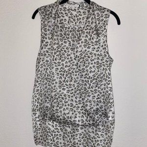 LAST CALL! Leopard Print Sleeveless Top